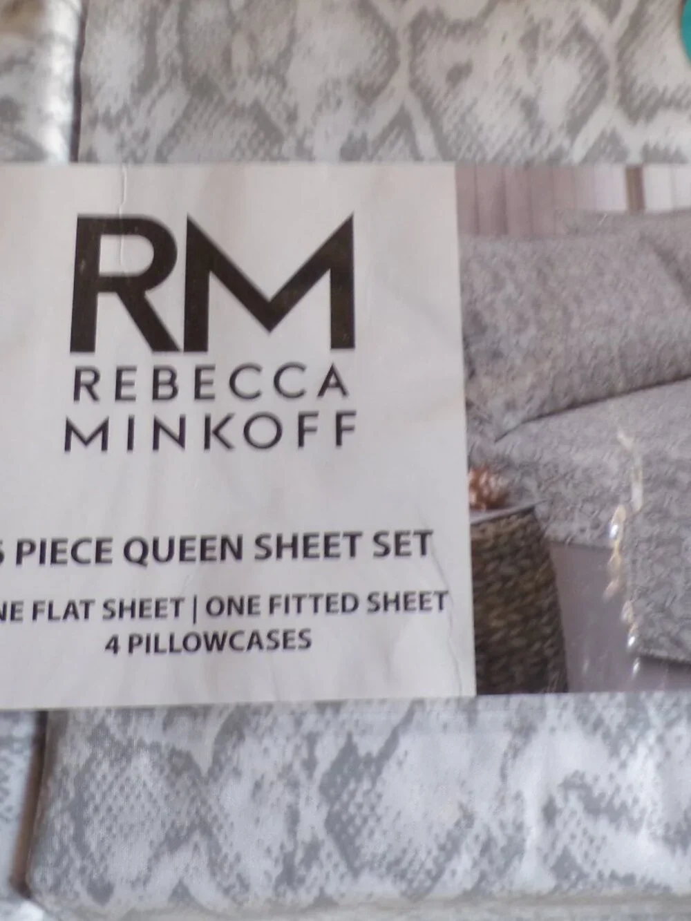 REBECCA MINKOFF QUEEN Sheet Set 6 Piece NEW